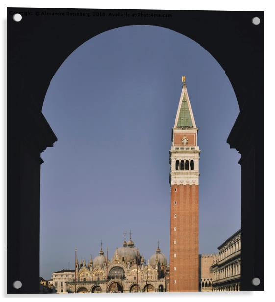 St. Mark's Square, Venice Acrylic by Alexandre Rotenberg