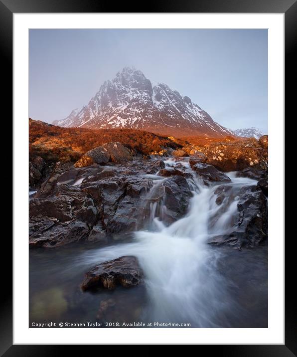Spring in Glencoe Framed Mounted Print by Stephen Taylor