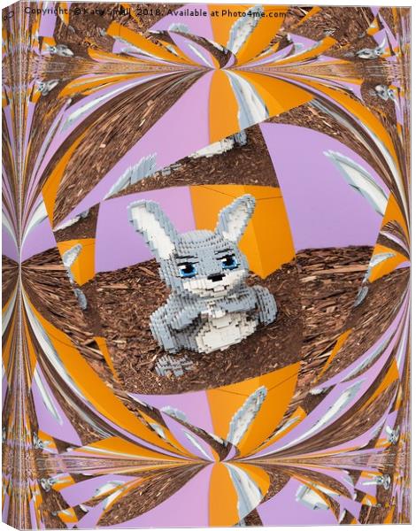Easter Bunny Canvas Print by Kate Small