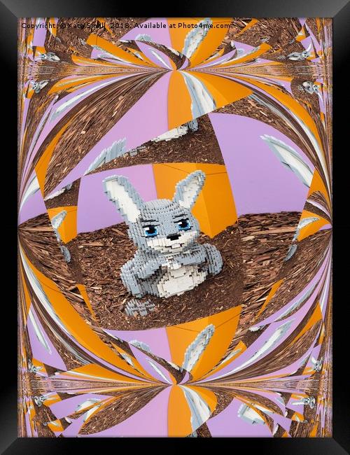 Easter Bunny Framed Print by Kate Small