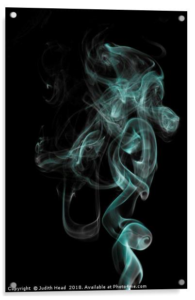 Smoke Art 001 Acrylic by Judith Head