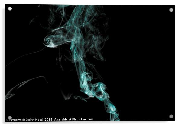 Smoke Art 002 Acrylic by Judith Head
