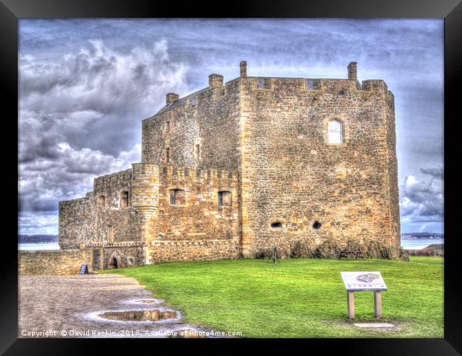 Blackness Castle HDR ( Fort William in Outlander ) Framed Print by Photogold Prints