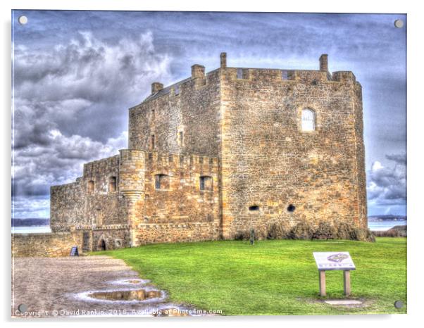 Blackness Castle HDR ( Fort William in Outlander ) Acrylic by Photogold Prints