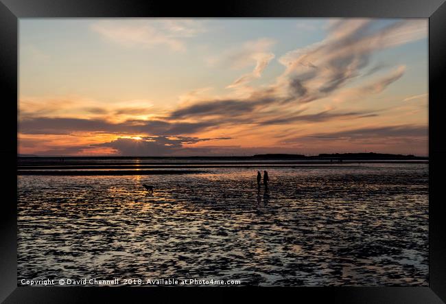 West Kirby Sunset Dreams   Framed Print by David Chennell