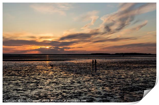West Kirby Sunset Dreams   Print by David Chennell