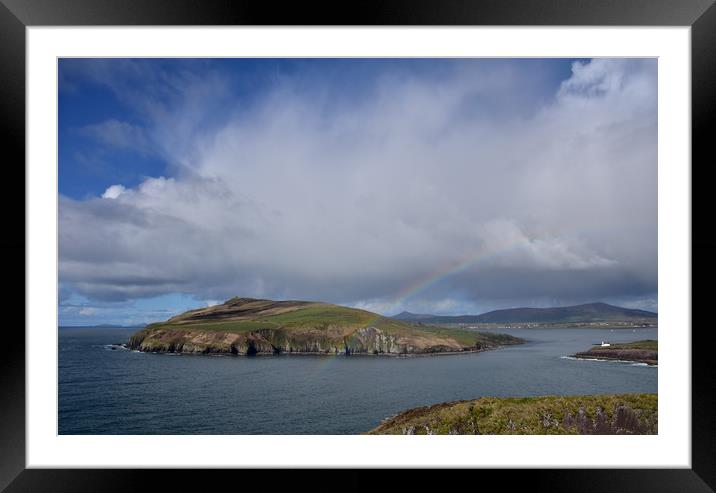 Beautiful day in Dingle Framed Mounted Print by barbara walsh