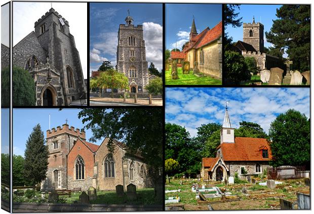 Churches of Hillingdon Canvas Print by Chris Day