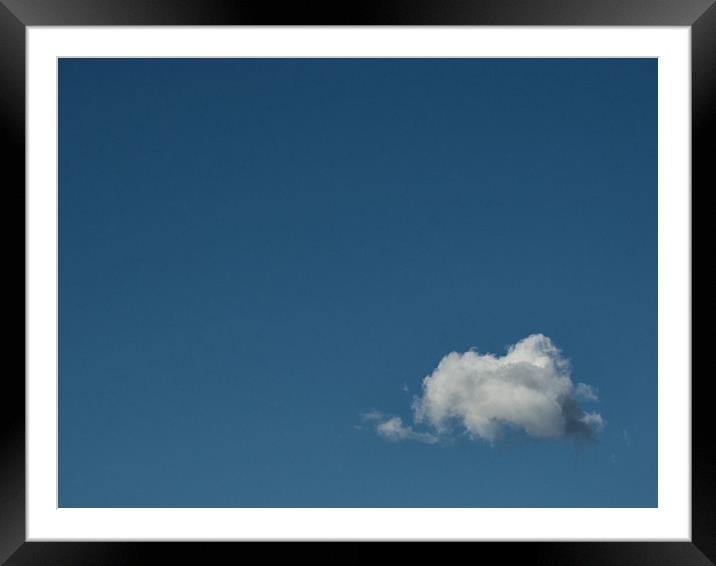 Lonely as a cloud Framed Mounted Print by Donnie Canning
