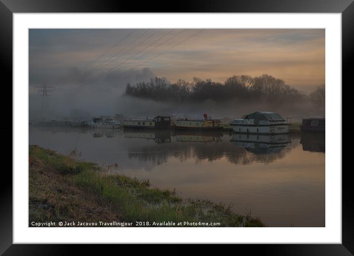 standestead abbotts in the mist 2 Framed Mounted Print by Jack Jacovou Travellingjour