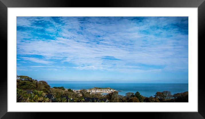 St Ives Cornwall Framed Mounted Print by David Wilkins