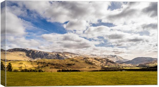 Helvellyn Mountains Canvas Print by Naylor's Photography