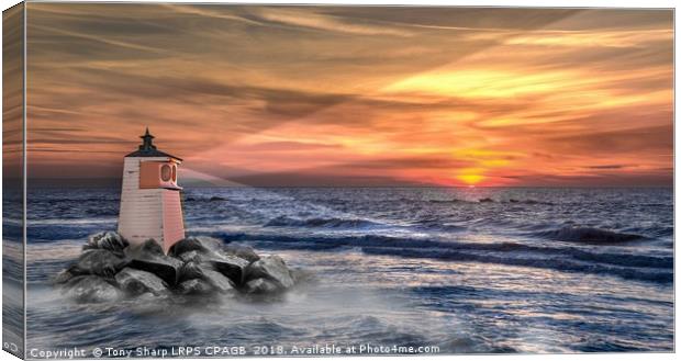 SURREAL SEASCAPE Canvas Print by Tony Sharp LRPS CPAGB
