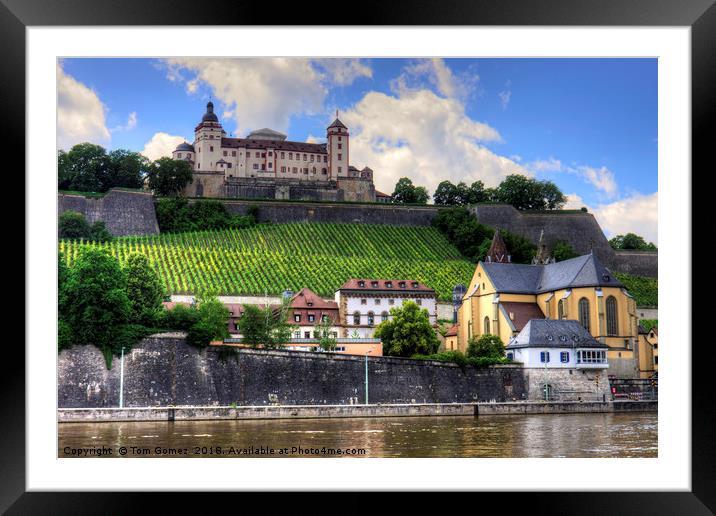 Fortress Marienberg Framed Mounted Print by Tom Gomez