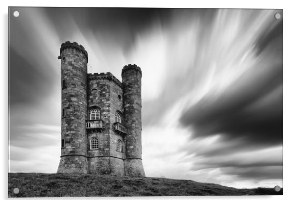 Broadway Tower Acrylic by Katie Mitchell