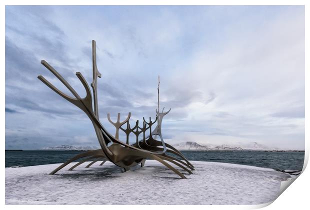 The Sun Voyager Print by Katie Mitchell