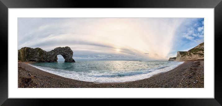 Durdle Door Framed Mounted Print by Katie Mitchell