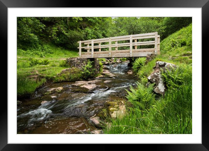 A Brecon Bridge  Framed Mounted Print by Katie Mitchell
