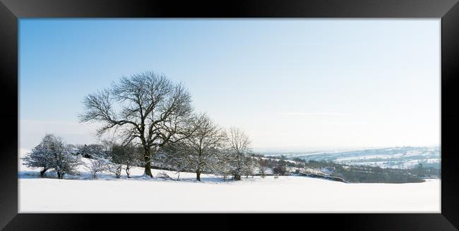 A Wintery Scene Framed Print by Katie Mitchell