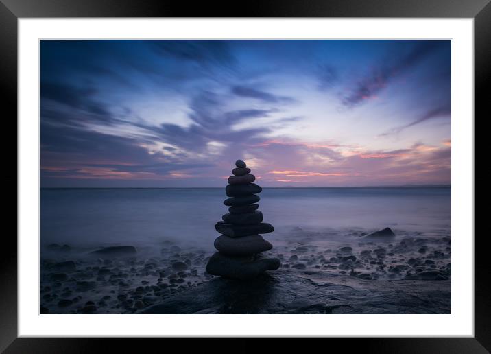 A Pembrokeshire Sunset Framed Mounted Print by Katie Mitchell