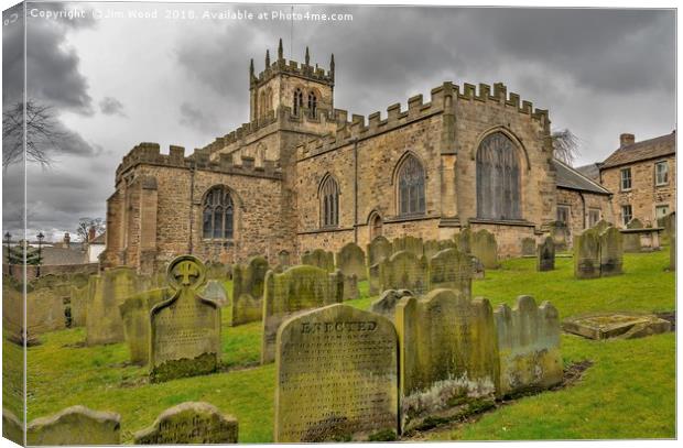 St Mary's Church Canvas Print by Jim Wood