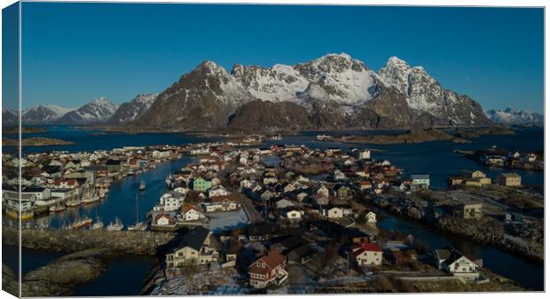 Henningsvaer Canvas Print by Thomas Schaeffer