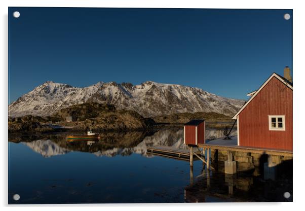 Fjord at Steine Acrylic by Thomas Schaeffer