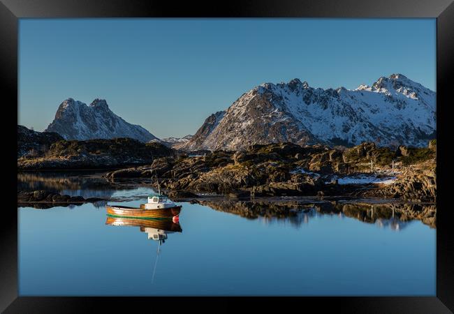 Fjord at Steine Framed Print by Thomas Schaeffer