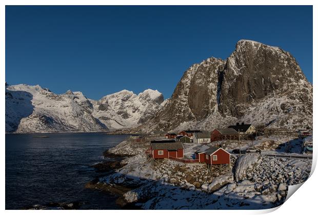 Fjord at Hamnoy  Print by Thomas Schaeffer