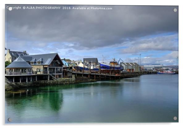 Mallaig Boatyard, Scotland Acrylic by ALBA PHOTOGRAPHY