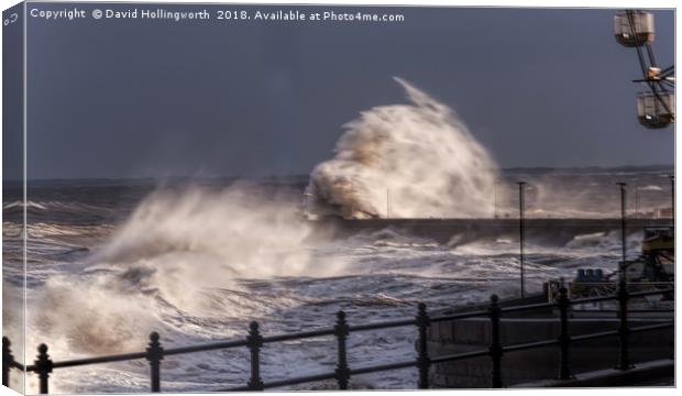 Easterly Storm Canvas Print by David Hollingworth