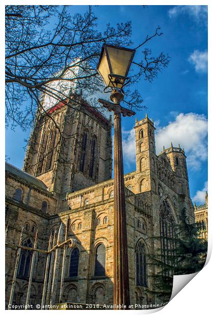 St Cuthberts Durham Cathedral Print by Antony Atkinson