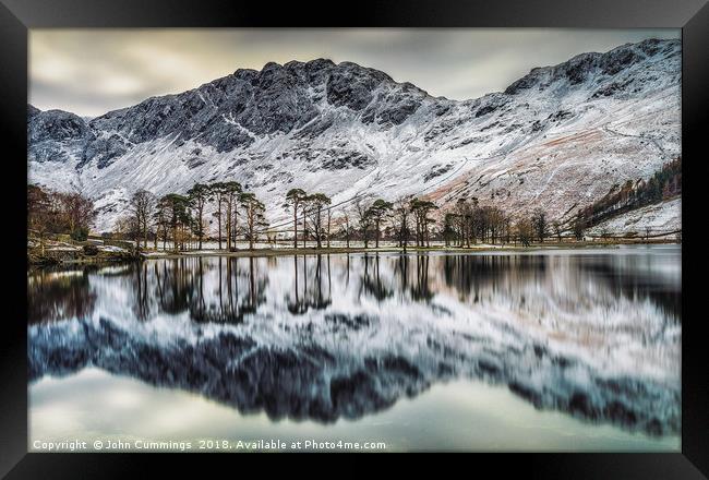 The Buttermere Pines Framed Print by John Cummings
