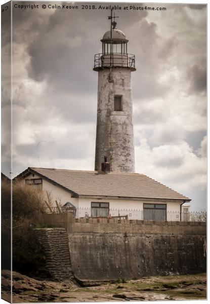 Hale Lighthouse Canvas Print by Colin Keown