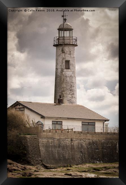 Hale Lighthouse Framed Print by Colin Keown