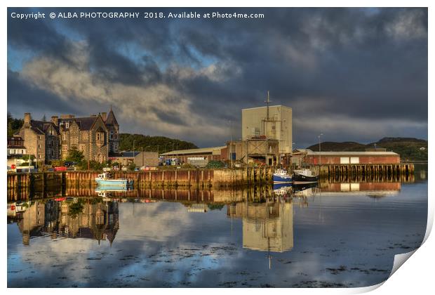 Lochinver Harbour, Sutherland, Scotland. Print by ALBA PHOTOGRAPHY