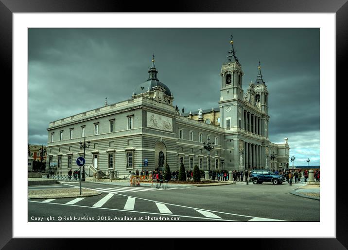 Royal Palace of Madrid  Framed Mounted Print by Rob Hawkins