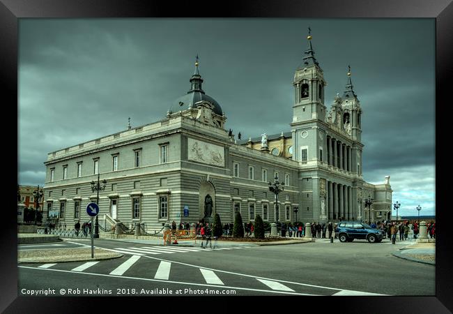 Royal Palace of Madrid  Framed Print by Rob Hawkins