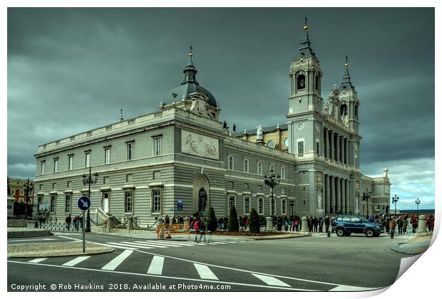 Royal Palace of Madrid  Print by Rob Hawkins