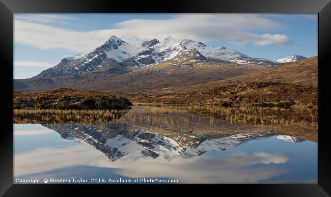 Loch Nan Eilean Framed Print by Stephen Taylor