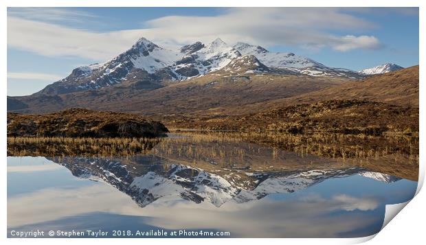 Loch Nan Eilean Print by Stephen Taylor