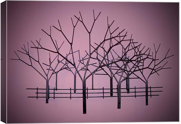 Tree Sculpture Canvas Print by Darren Burroughs