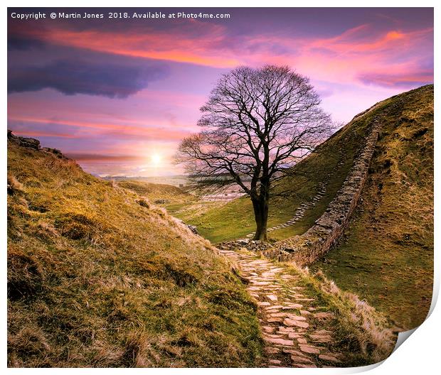 Sycamore Gap Print by K7 Photography