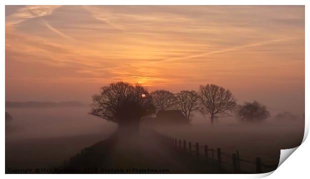 Morning Mist  Print by Nick Wardekker