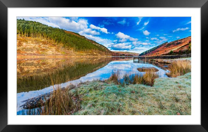 The Reflections of a Frosty Morning  Framed Mounted Print by Kingsley Summers