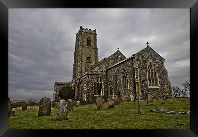 Church of St Mary, Happisburgh Framed Print by Paul Macro