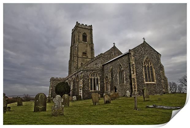 Church of St Mary, Happisburgh Print by Paul Macro