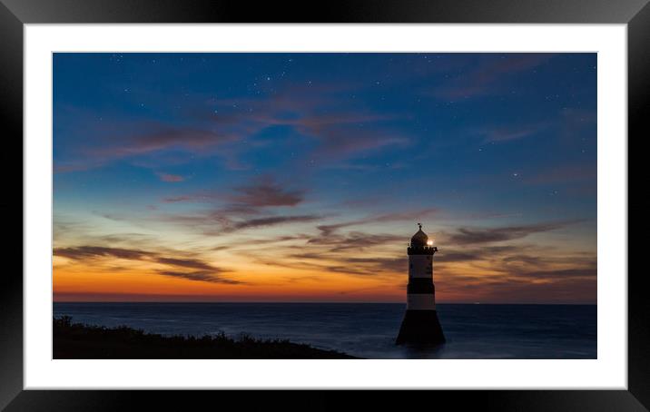 Midsummer Nights Glow Framed Mounted Print by Kingsley Summers