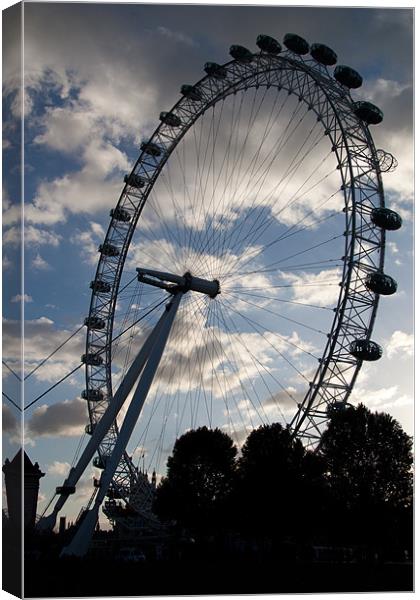 The London Eye, London, UK Canvas Print by Dawn O'Connor
