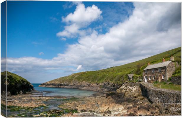 Port Quin Cornwall Canvas Print by Jon Rendle